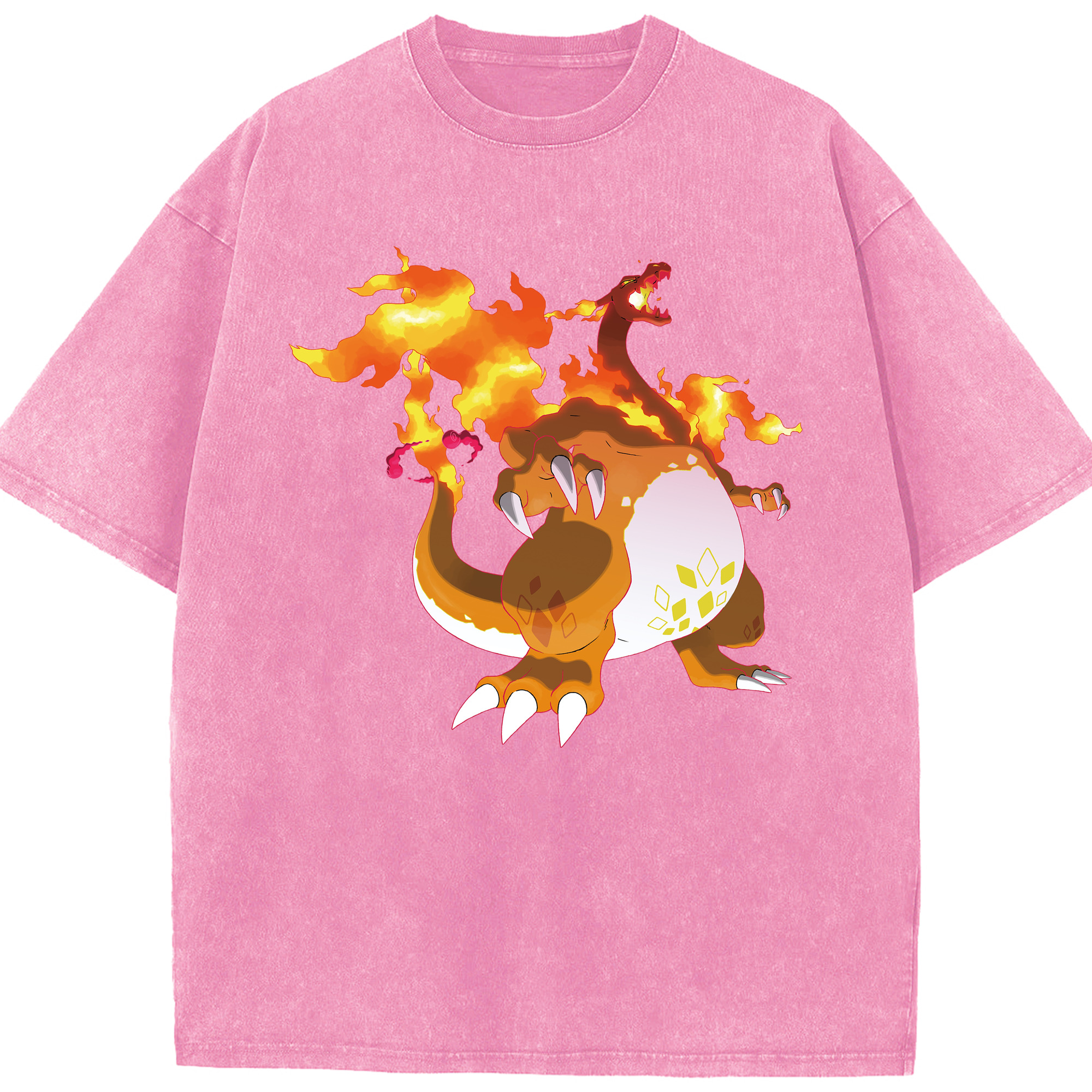 （画像用） ポケットモンスター Pokémon 綿100% ヴィンテージ風 半袖Tシャツ（フロントプリント）